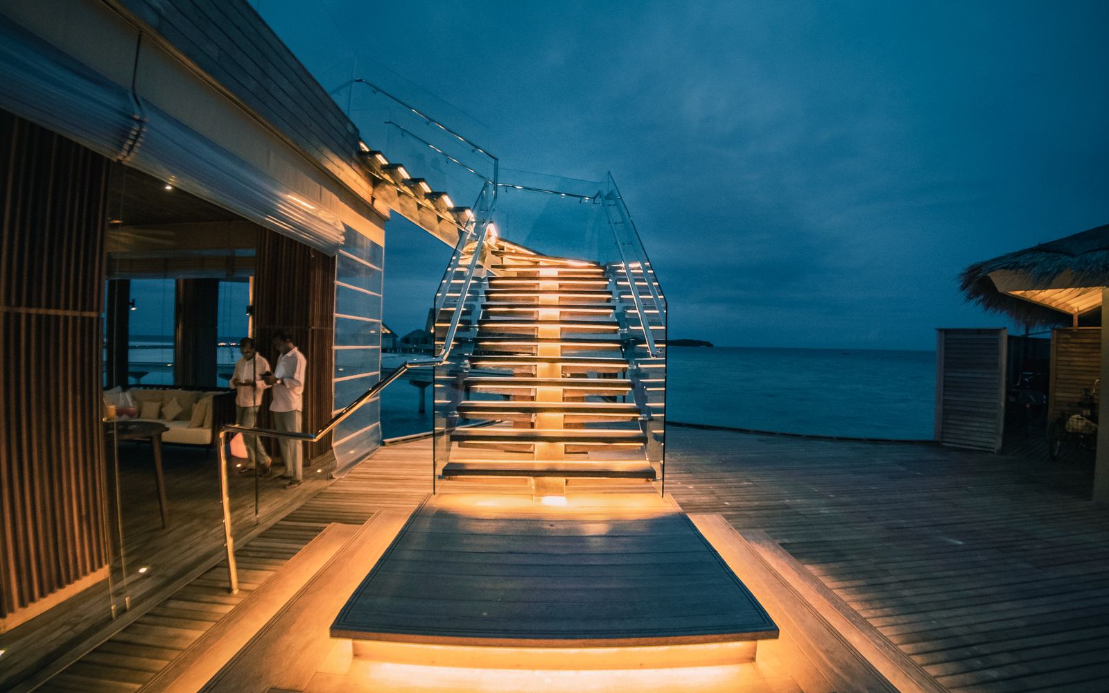 Luxury staircase design Dubai villa