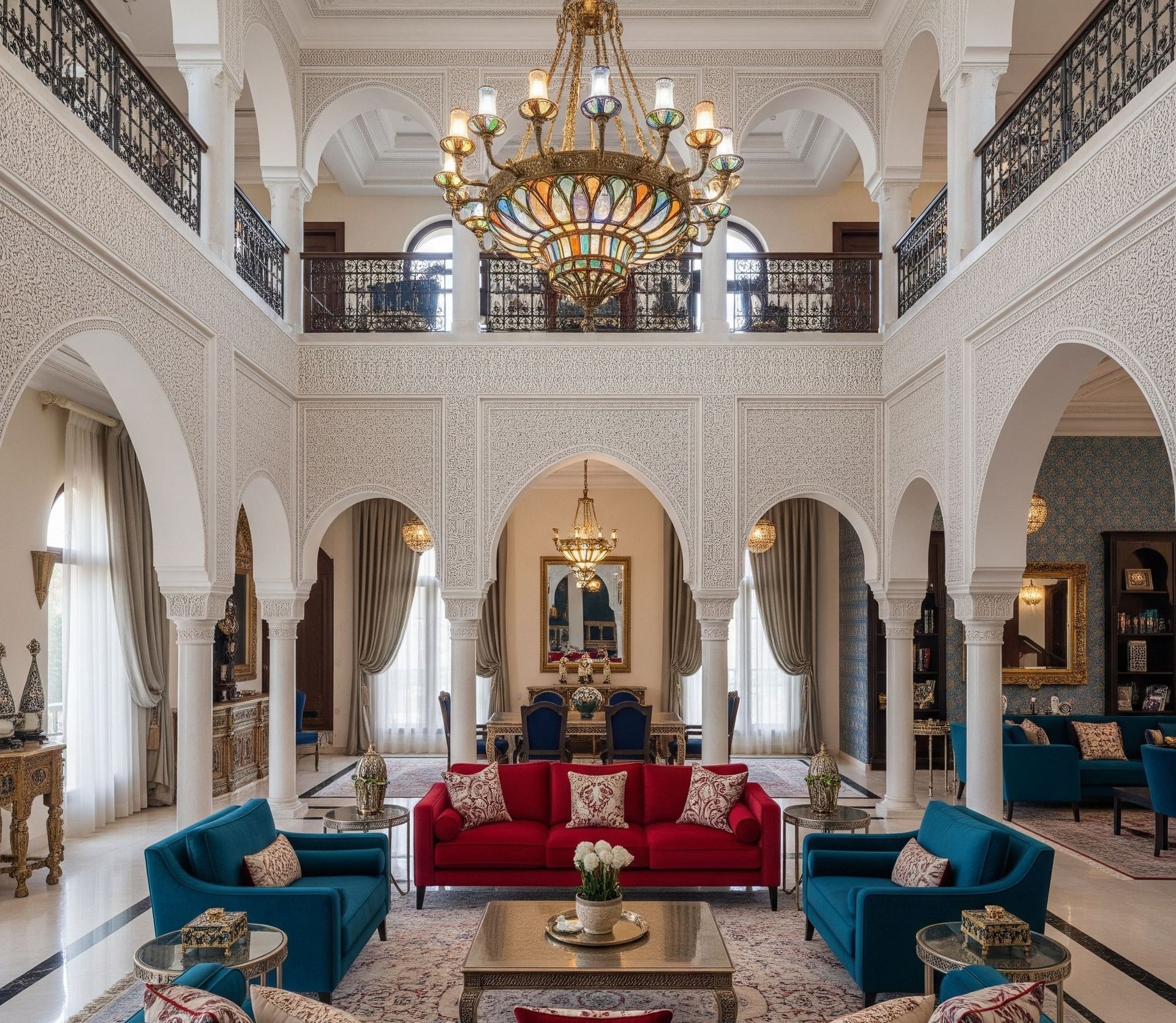 Modern majlis design ideas Dubai by ELEV&Eacute;