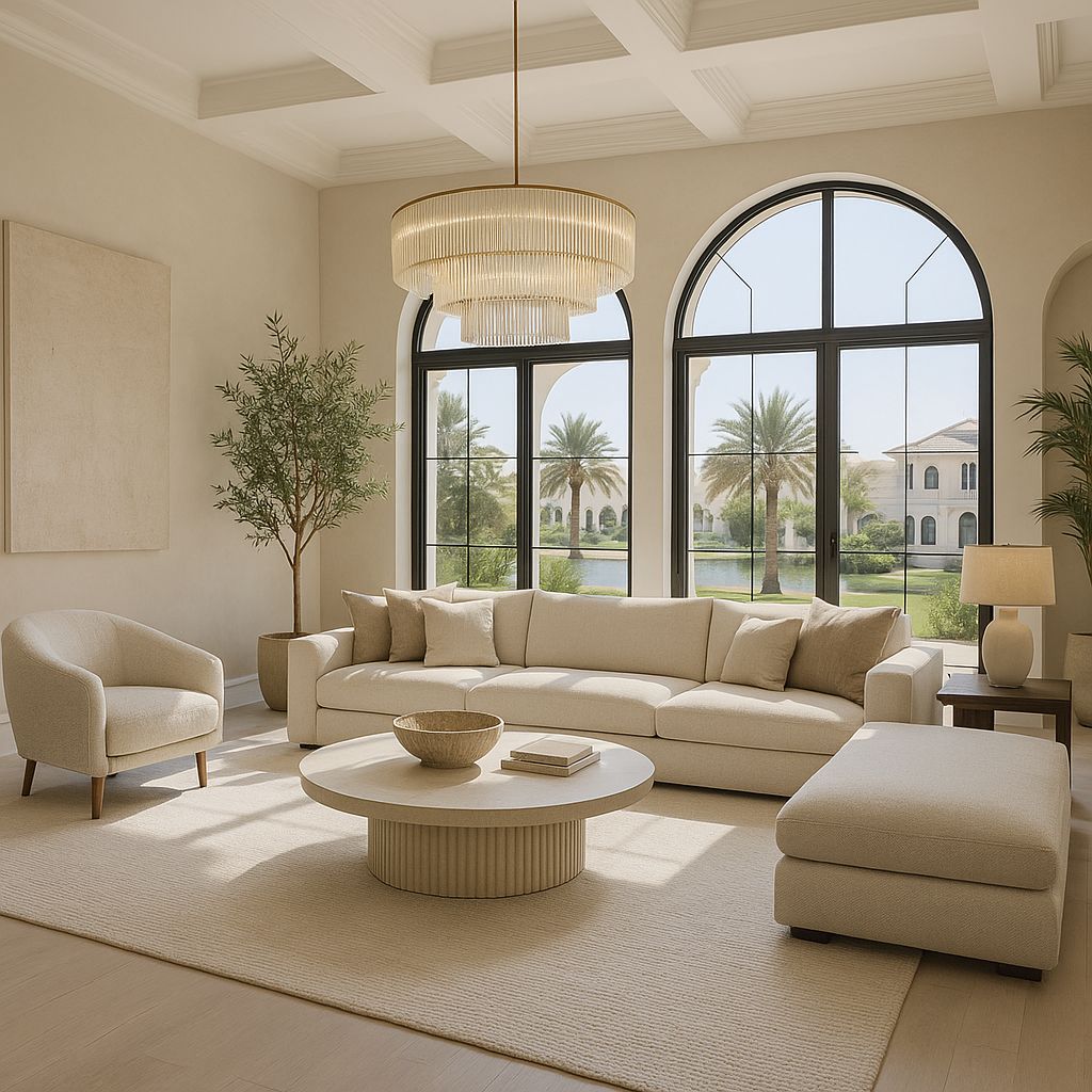 Luxury villa interior design in Dubai